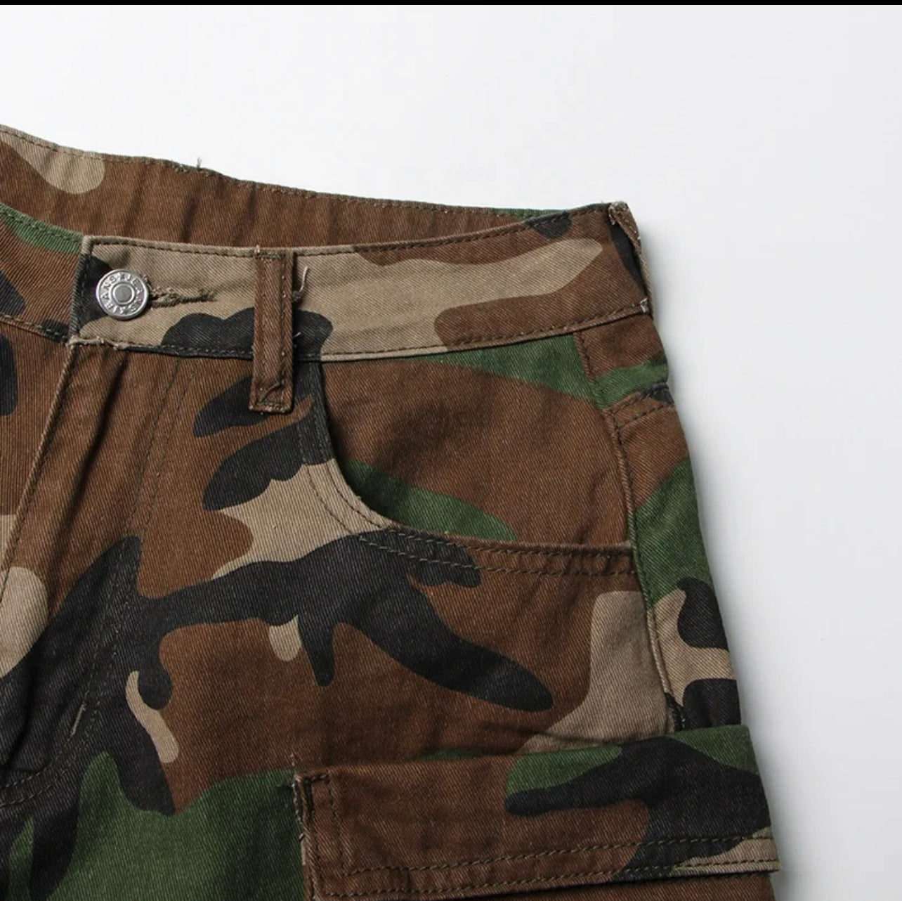 JANE CAMOUFLAGE CARGO PANTS