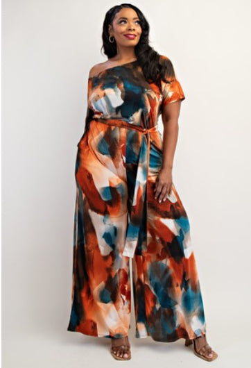 Painted Luxe Jumpsuit