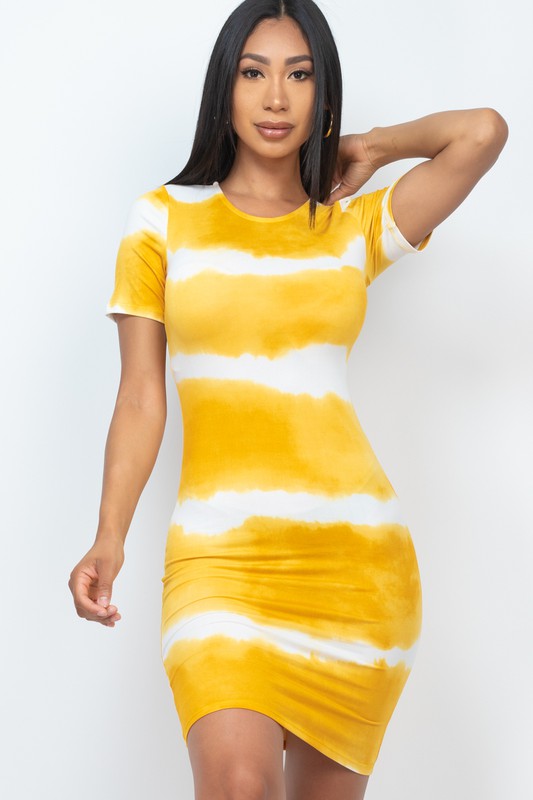 Kelly Tie-Dye Printed Midi Dress